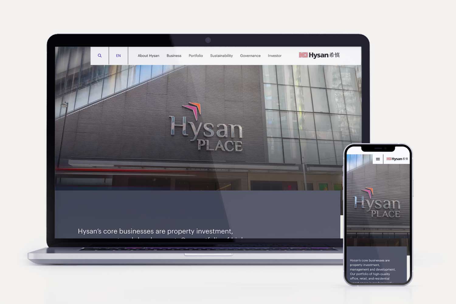 Hysan Website