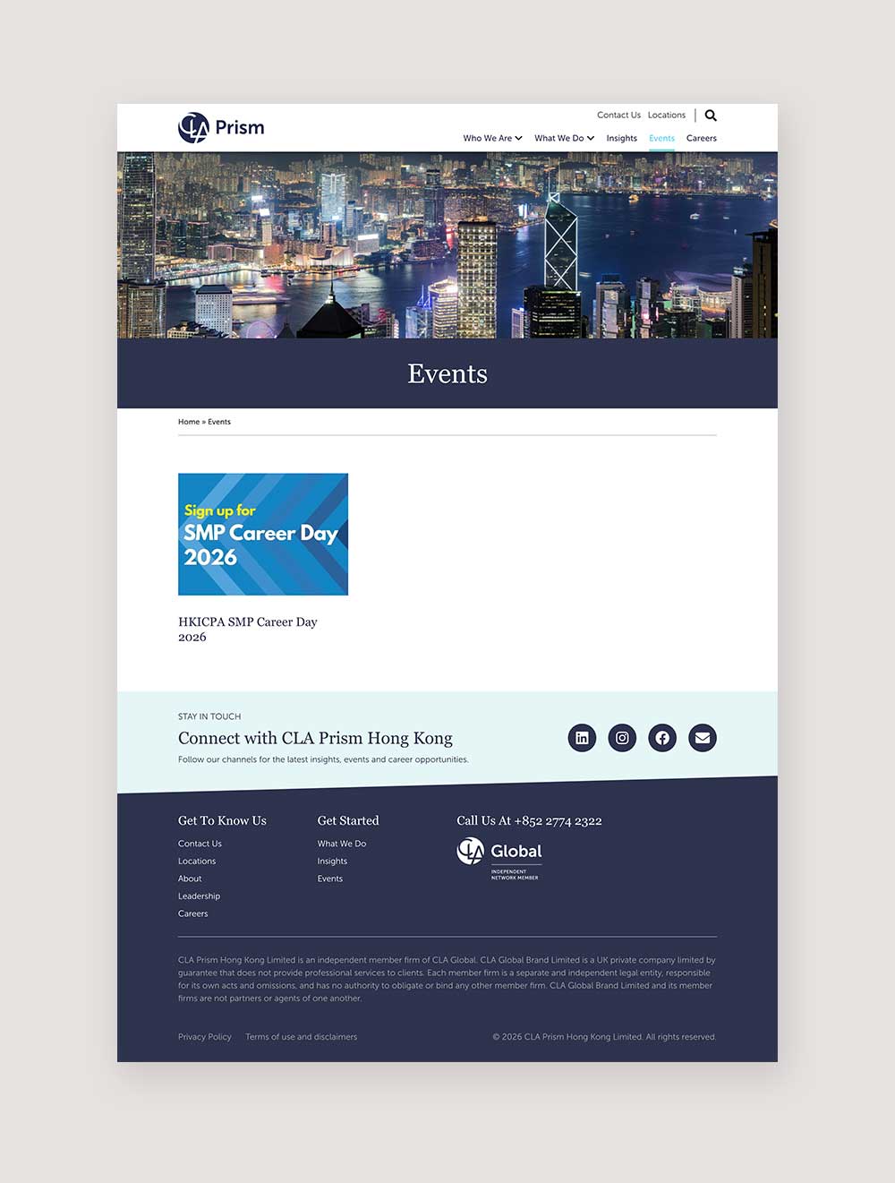 CLA Prism Hong Kong
